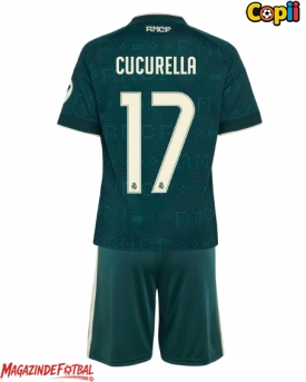 Real Madrid Marc Cucurella #17 Echipament de Fotbal Replică 2026-27 Copii Deplasare (+ Șorturi)